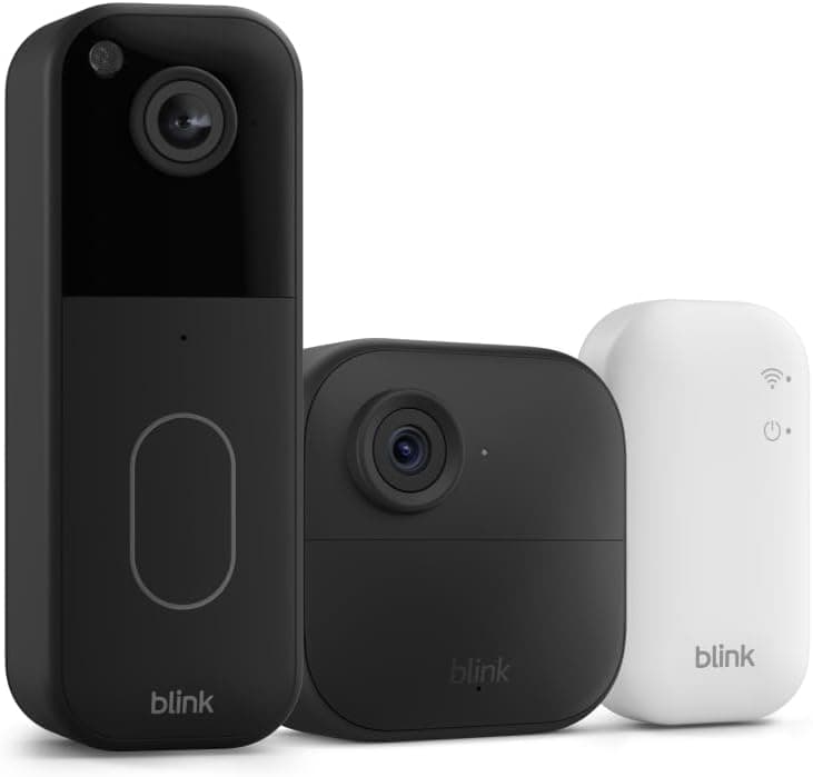 Blink Video Doorbell + Outdoor 4 Smart Security Cameras — 1 of 4
