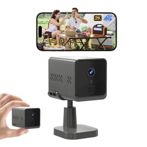 4G LTE Cellular Hidden Mini Camera with Live Video Streaming, Motion Detection, Night Vision and Mobile App Remote Access for Home Security — 1 of 5