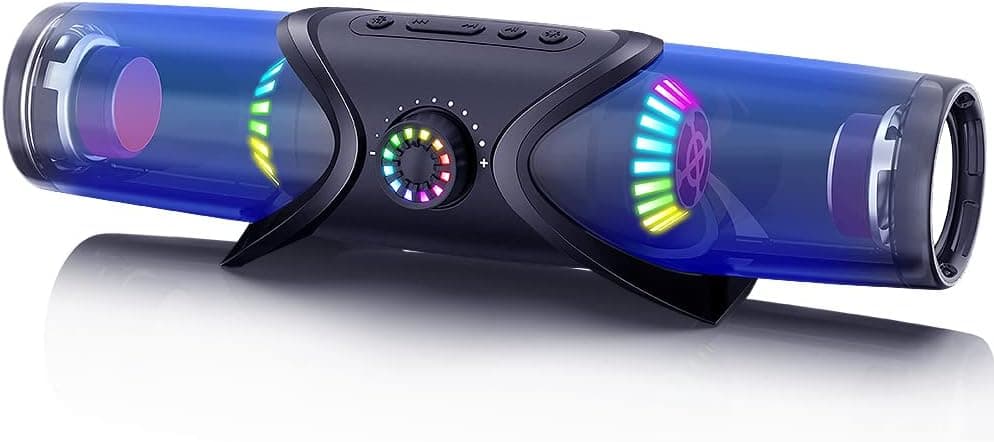 Bluetooth SoundBar Computer Speakers with RGB Subwoofer, Immersive Desktop Audio, Wired and Wireless Connection Options, Compact Modern Design — 1 of 5