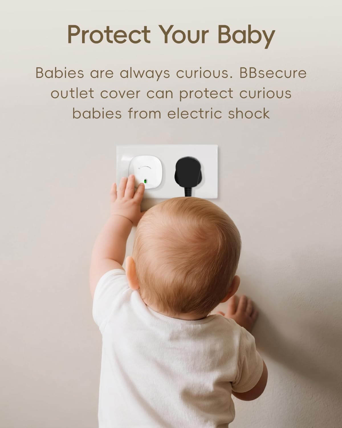 Outlet Plug Covers 40 Pack for Baby Proofing Electrical Outlets with Secure Fit, Durable ABS Material, One-Handed Rotation Design and Safety Indicator — 5 of 5