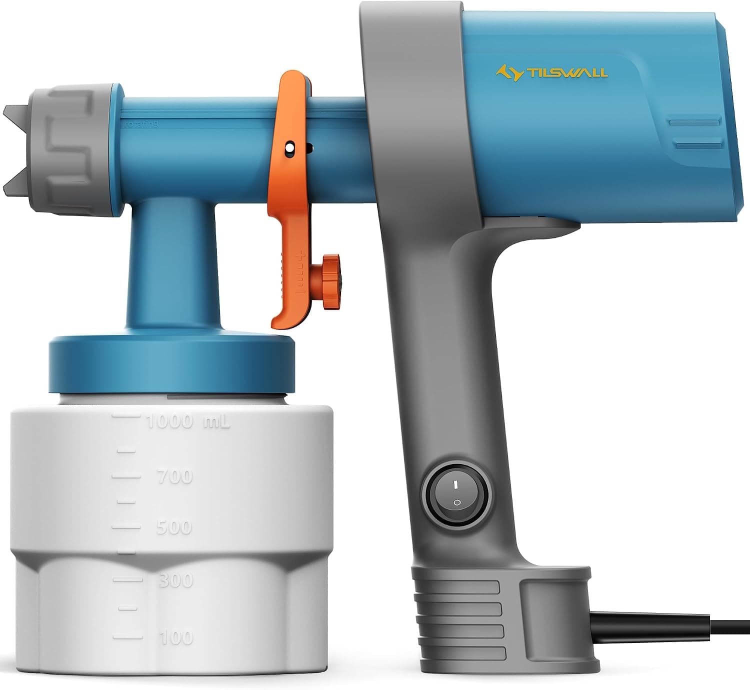 Tilswall Paint Sprayer Shark 600 Ultra-Light HVLP Electric Spray Paint Gun for Walls Furniture and Fences with Adjustable Flow Control — 1 of 5