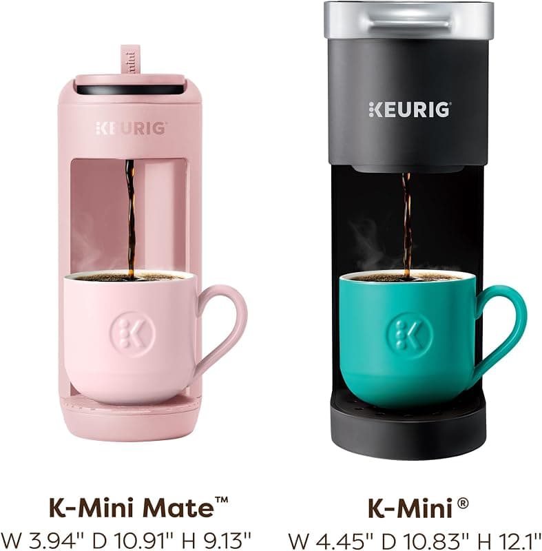 Keurig K-Mini Mate Single Serve K-Cup Pod Coffee Maker in Pink Sands with 12 oz Brew Capacity and Compact Portable Design for Small Spaces — 5 of 5