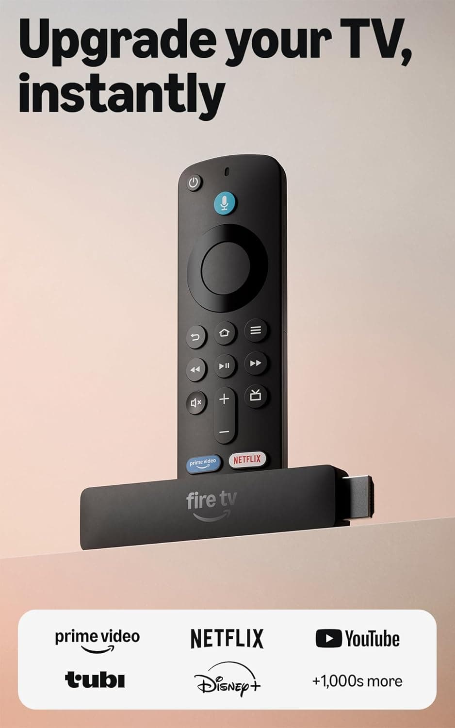 Amazon Fire TV Stick HD Newest Model with Free and Live TV Streaming, Alexa Voice Remote, Effortless Setup and Faster Show Discovery — 2 of 5