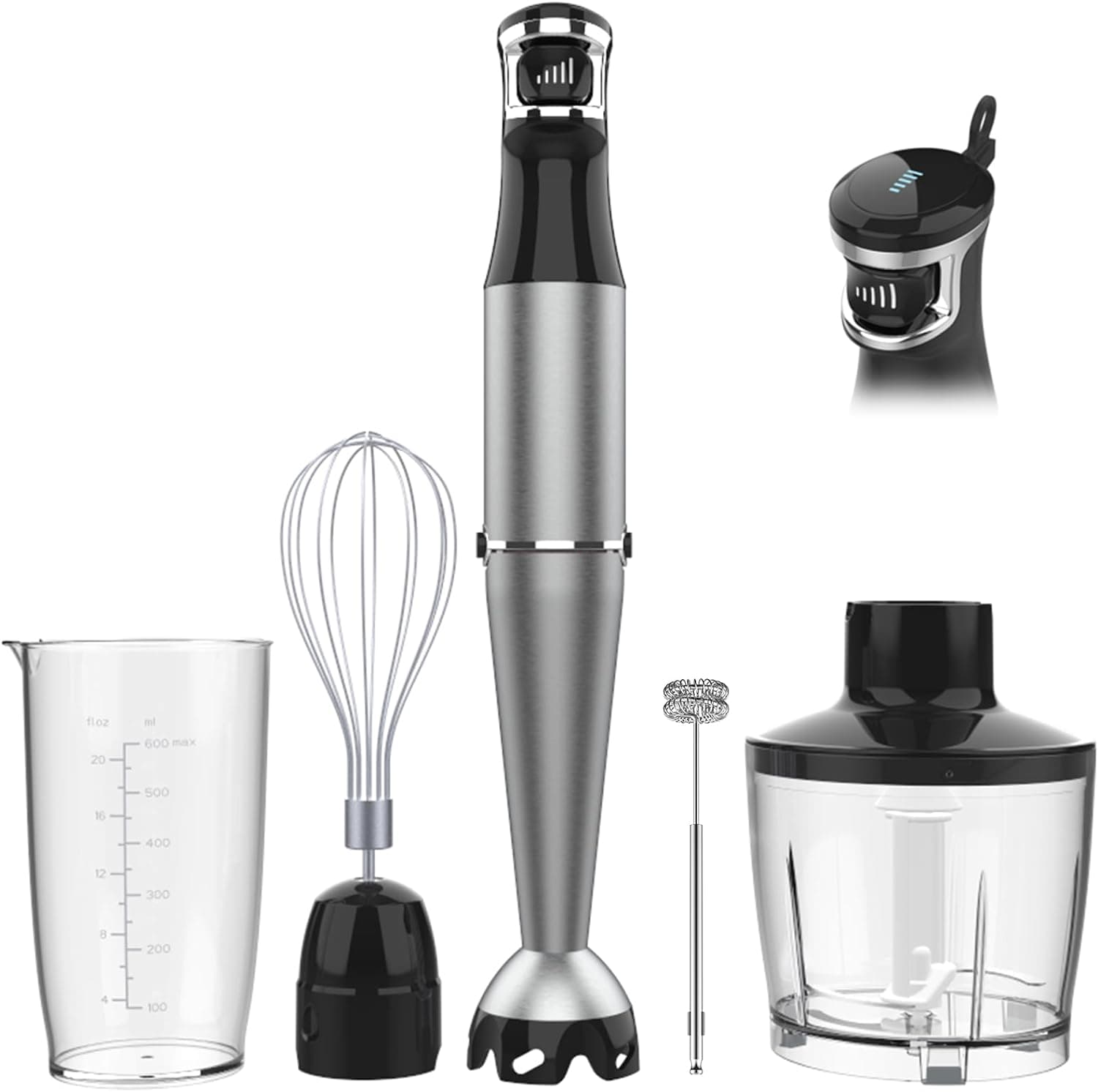 Turelar 1100W Immersion Blender with Variable Speed Control