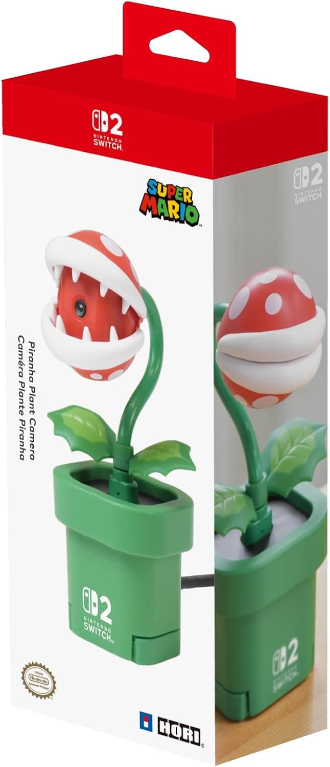 Hori Piranha Plant Camera for Nintendo Switch Officially Licensed by Nintendo Featuring Unique Collectible Gaming Character Design and Snapshot Setup — 1 of 5