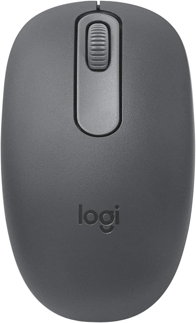 Logitech M196 Wireless Bluetooth Mouse with 32.81 Ft Range, 1-Year Battery Run Time, Symmetric Ambidextrous Design and Scroll Wheel Navigation — 1 of 5