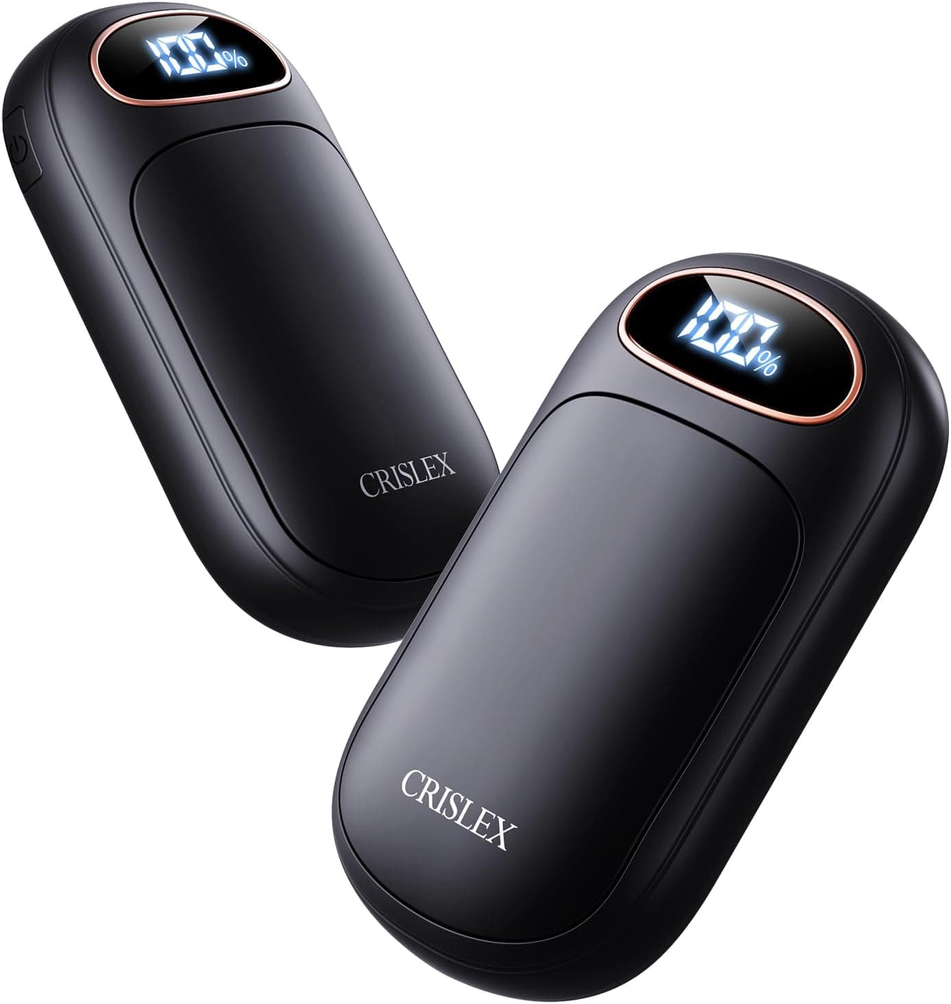 Rechargeable Hand Warmers 2 Pack with Smart LED Display, Long-Lasting Battery Life, Safe Rapid Heating Technology and Dual-Sided Portable Design — 1 of 5