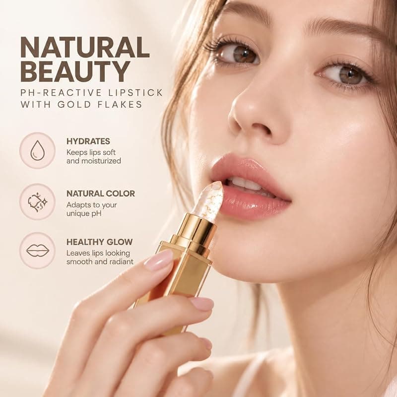 Brynsolara Color Changing Lipstick pH Lipstick with Personalized Shade, Deep Moisture, 8H Long-Lasting Wear and 3.5 g Capacity — 5 of 5