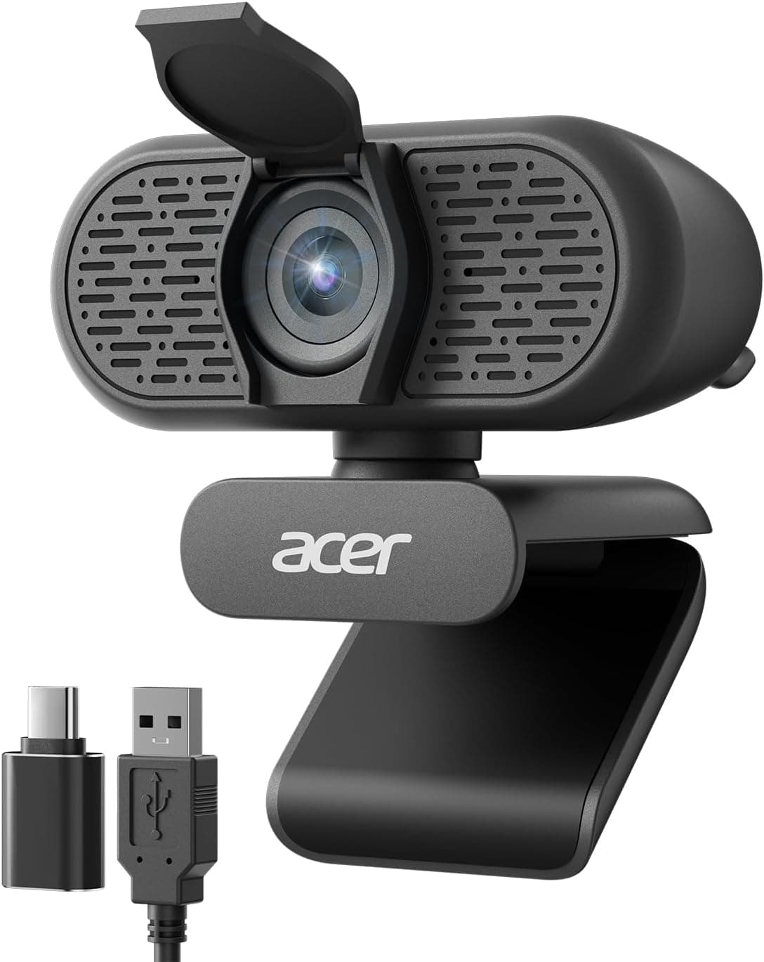 Acer A610 1080p Webcam for PC with Built-In Microphones Computer Camera for Meeting Video Calling and Streaming Performance — 1 of 5