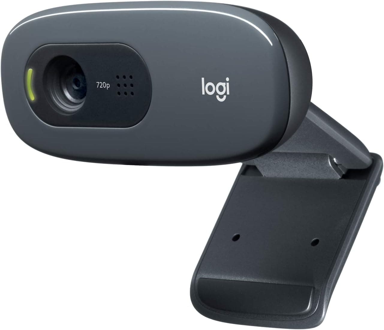 Logitech C270 720p HD Webcam with Plug-and-Play Setup, Widescreen Video Calling Capability, and Built-In Noise-Reducing Microphone in Black — 1 of 5