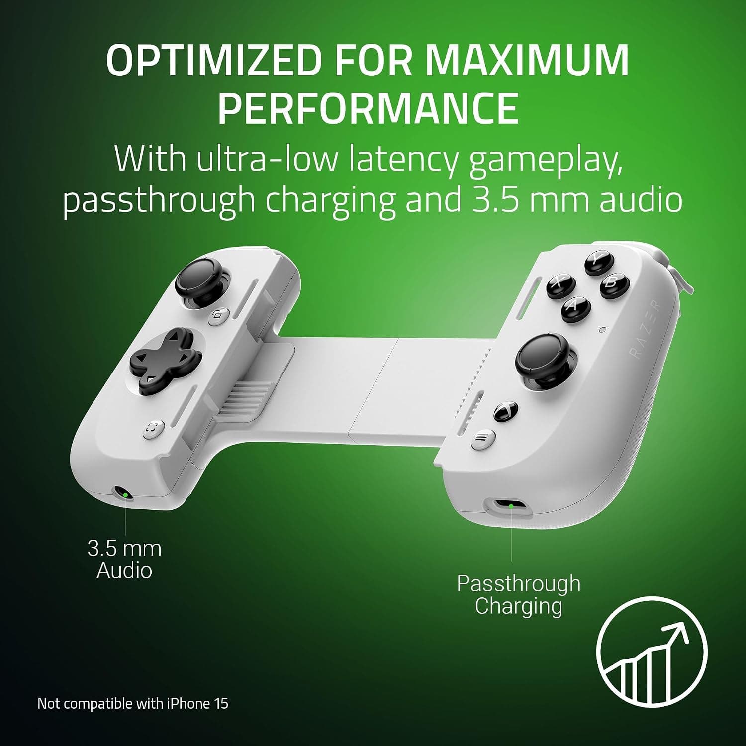 Razer Kishi V2 Pro Mobile Gaming Controller Xbox Edition for Android featuring Microswitch Buttons, Hall Effect Triggers and Ergonomic Design — 5 of 5