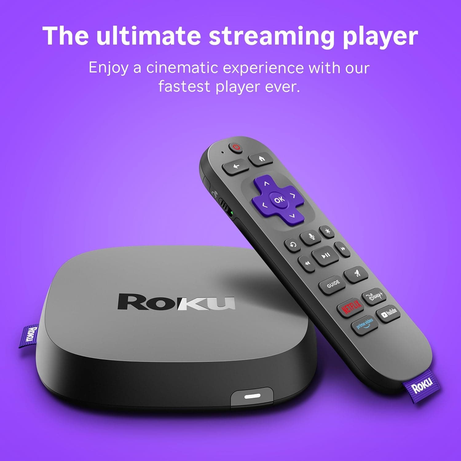 Roku Ultra Ultimate Streaming Player 4K Streaming Device for TV with Dolby Vision, Fast App Launch, Voice Remote Pro, and Hands-Free Voice Control — 3 of 5