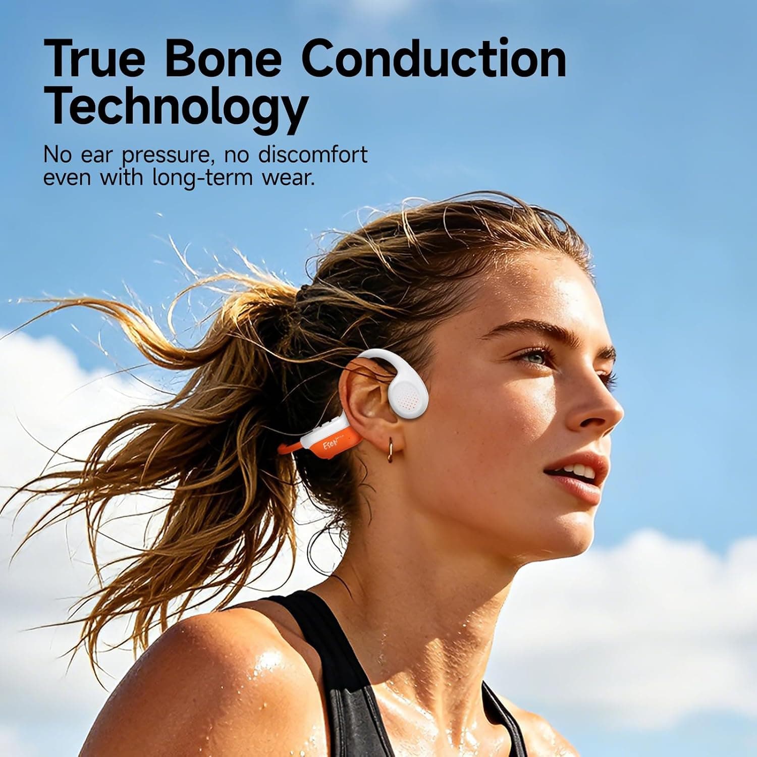 Bone Conduction Headphones with Bluetooth 6.0 Technology and IPX7 Waterproof Rating for Sports, Workouts and Everyday Outdoor Activities — 3 of 5