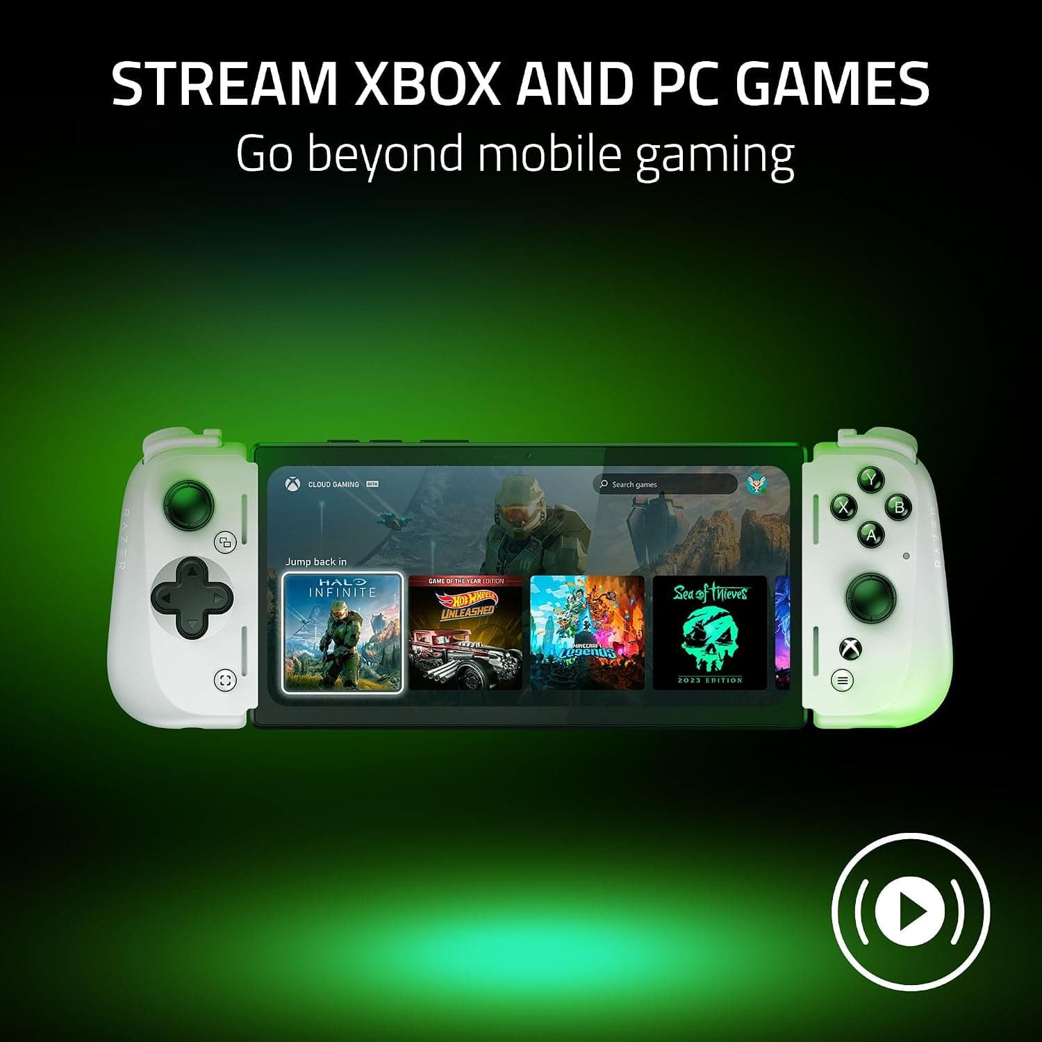 Razer Kishi V2 Pro Mobile Gaming Controller Xbox Edition for Android featuring Microswitch Buttons, Hall Effect Triggers and Ergonomic Design — 4 of 5