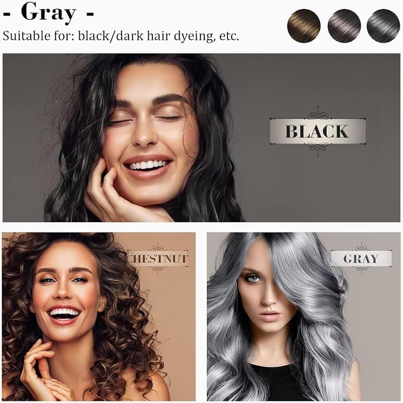 Waterproof Micro Fork Eyebrow Pencil Featuring a Unique 4 Tip Eyebrow Pen Design in Dark Gray for Long-Lasting Natural Precision and Definition — 4 of 5