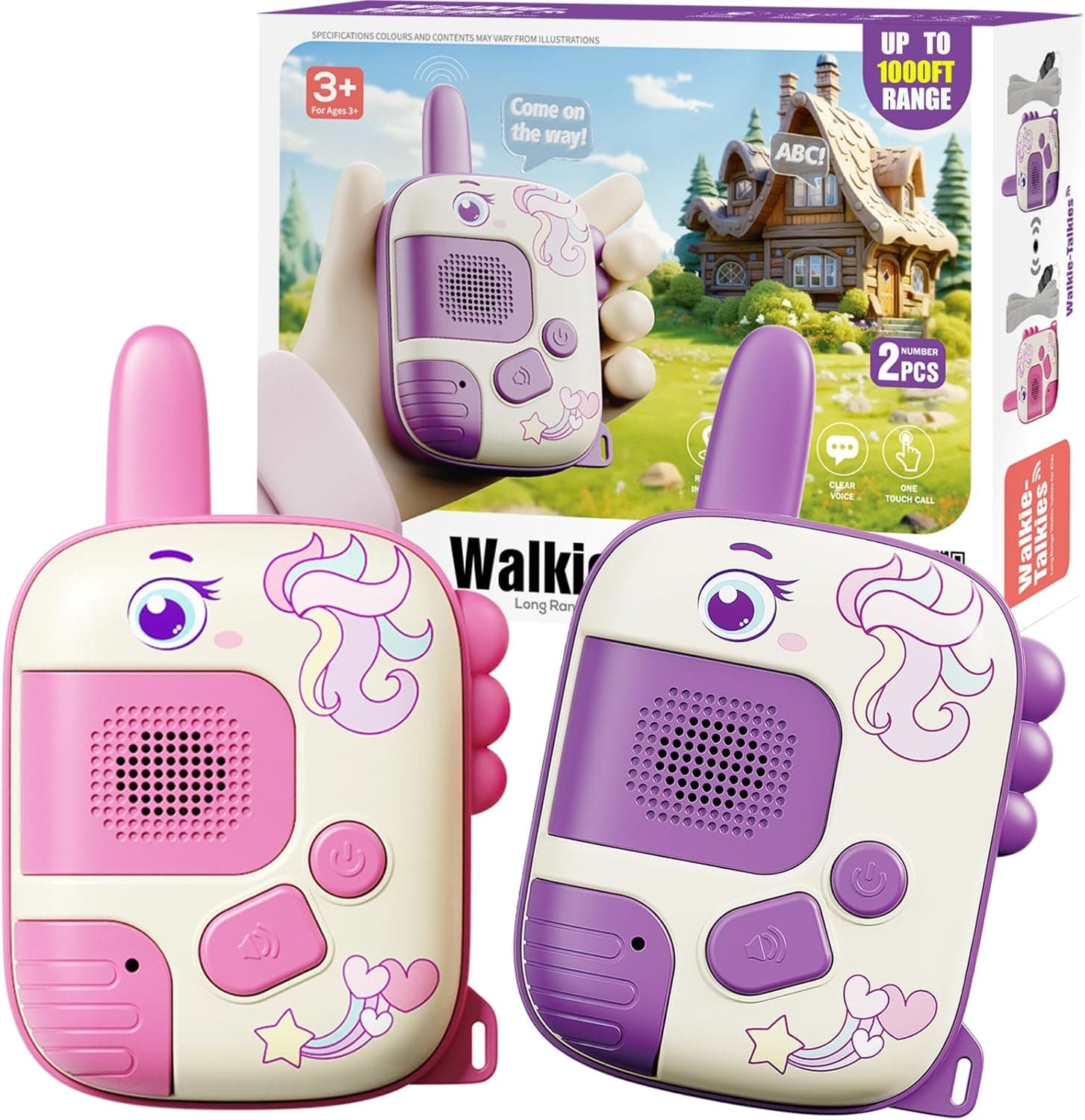 JKGIFTS Unicorn Walkie Talkies for Kids - Perfect Outdoor Toy — 1 of 4