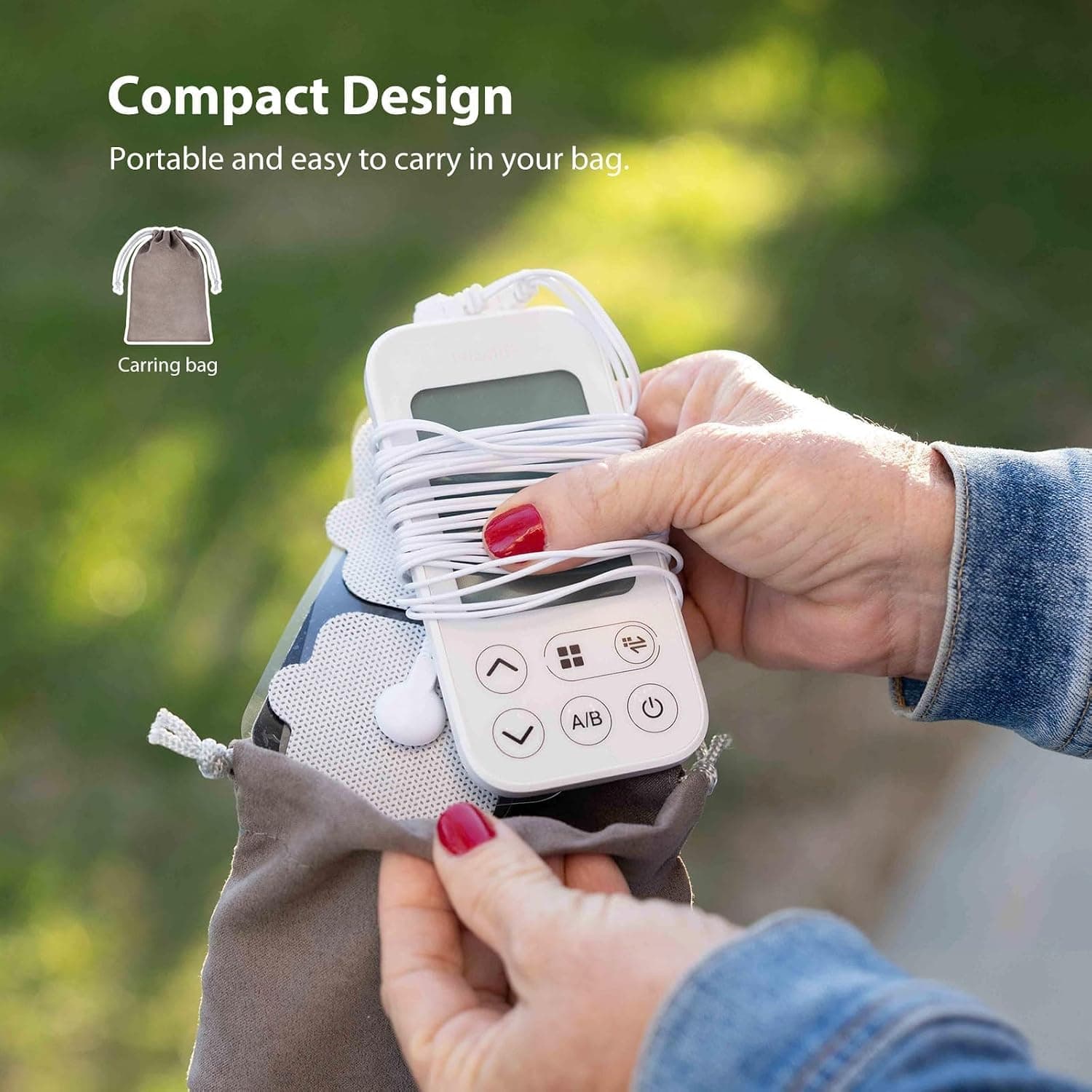 iHealth Dual-Channel TENS Unit Stimulator with 24 Modes, 90-Hour Battery, Adjustable Intensity Levels and Portable Relief Design — 5 of 5