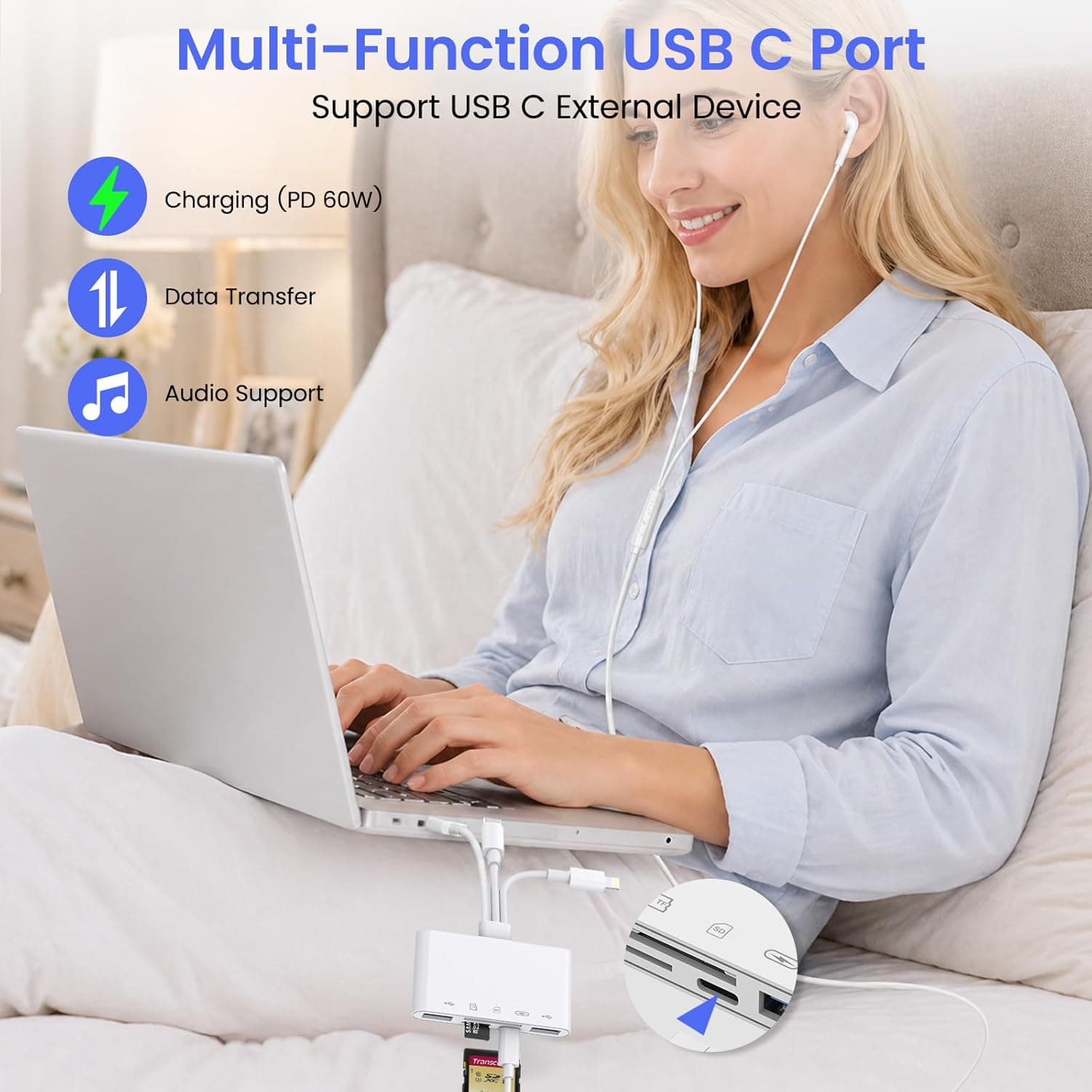 5-in-1 Memory Card Reader and USB OTG Adapter with High-Speed Data Transfer, Compact Portable Design, Universal Device Compatibility and — 5 of 5