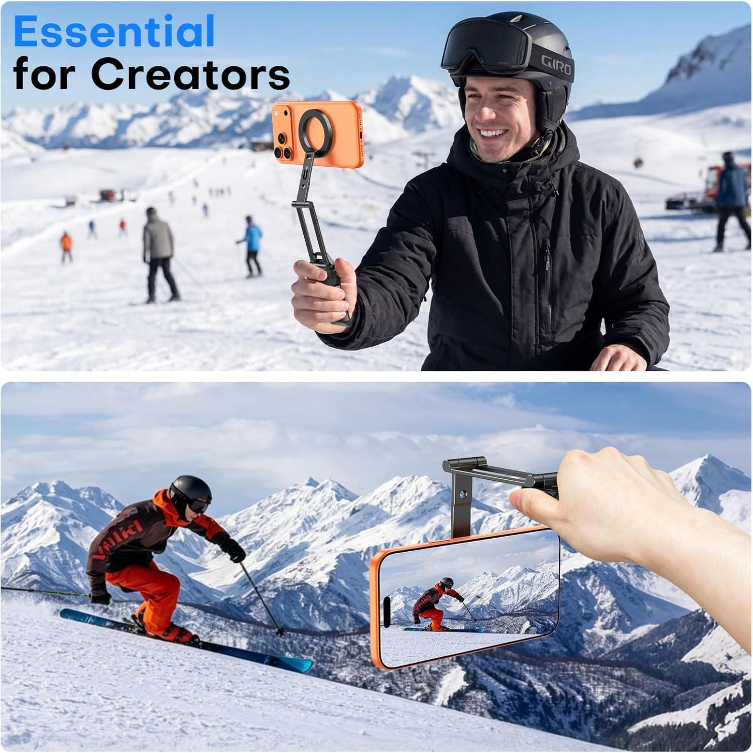 TP06-E Magnetic Phone Tripod with Strong Magnetic Stability, 3-Axis Flexible Positioning, Creator-Ready Expansion, and Versatile Multi-Mode Design — 4 of 4