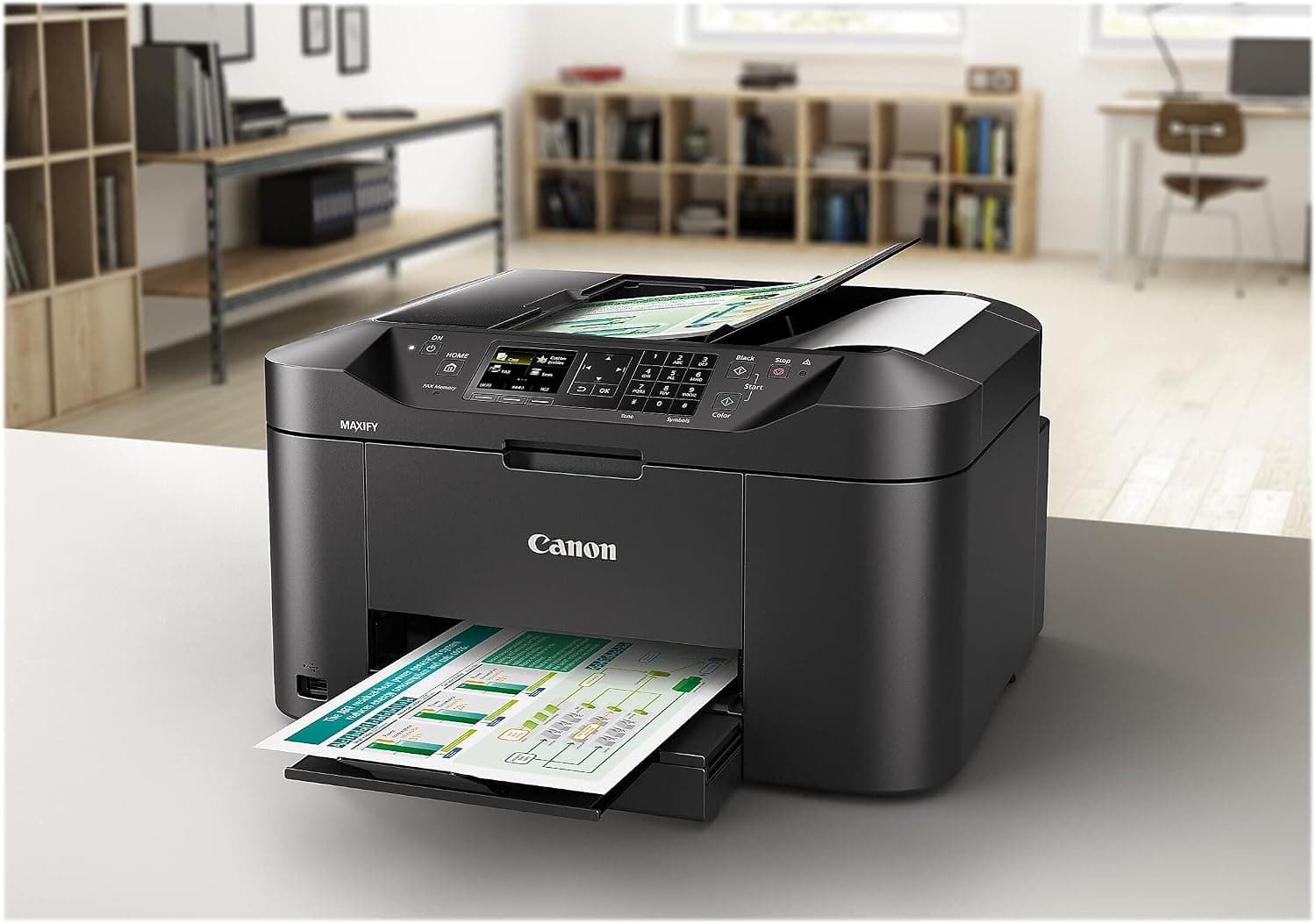 Canon MAXIFY MB2120 Wireless Color Photo Printer with Scanner, Copier and Fax, Mobile Printing, Auto Duplex, High-Capacity Paper Tray — 5 of 5