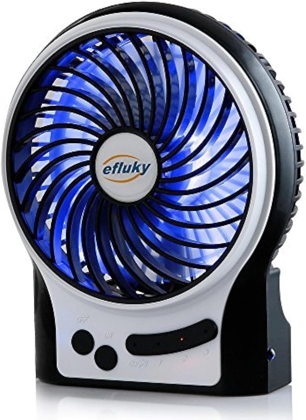 4.9 Inch Mini Rechargeable Desk Fan with USB Power, Compact Portable Design, Adjustable Airflow Speeds, Quiet Cooling Operation and Lightweight Build — 5 of 5