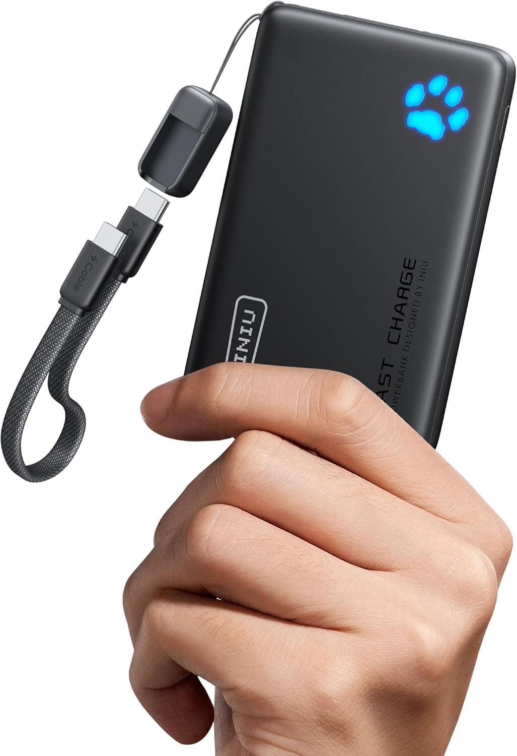 INIU 45W Fast Charging Portable Charger with Detachable Cable — 1 of 5