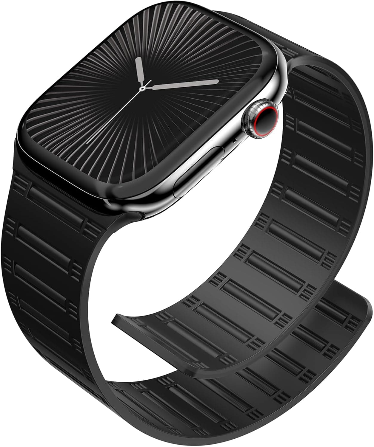 Magnetic Silicone Loop Band for Apple Watch with Secure Magnetic Closure, Sweat-Resistant Material, Flexible Fit and Comfortable Daily Wear — 1 of 4