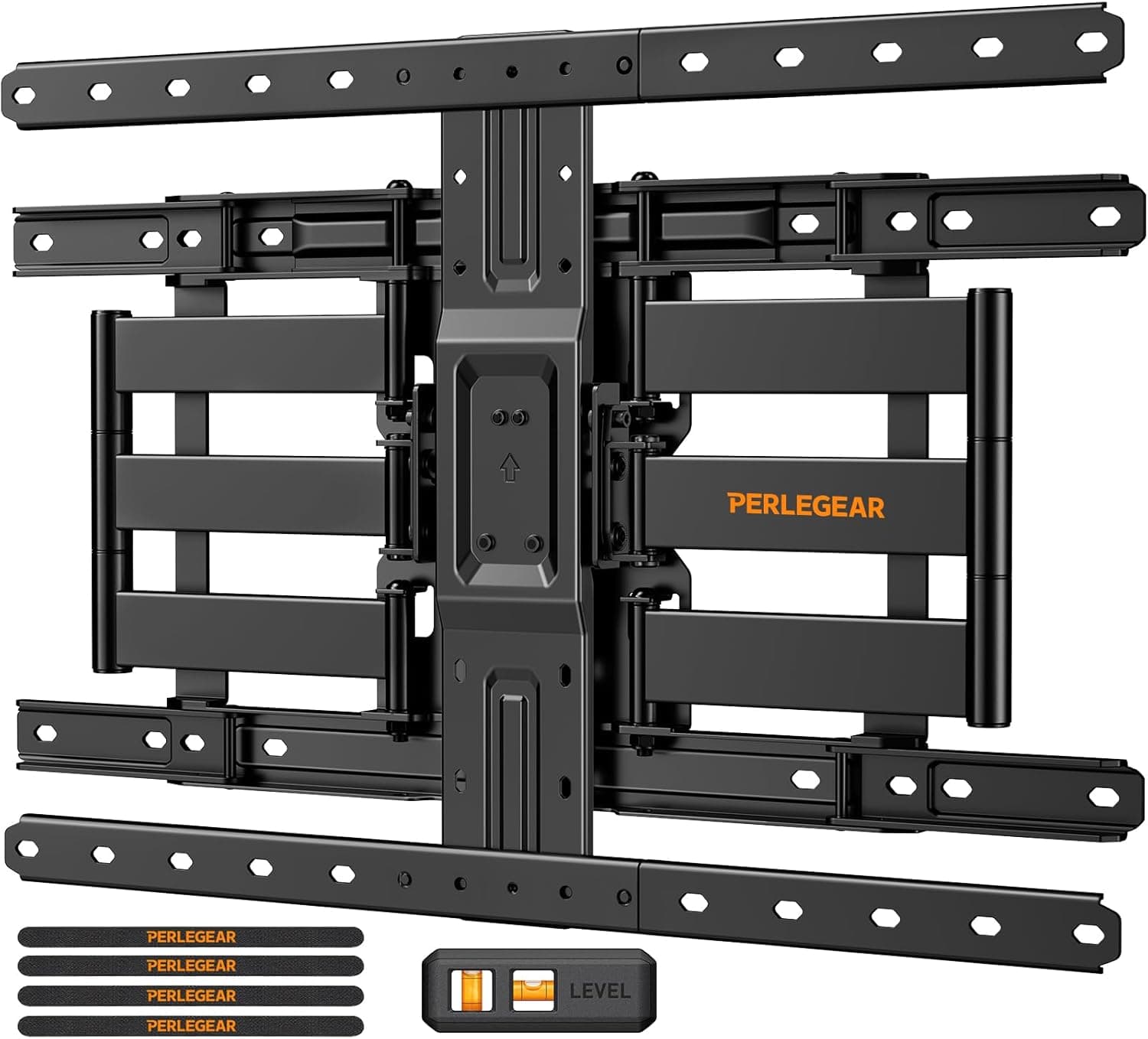 Ultra Slim TV Wall Mount for 42 to 90 Inch Televisions, Heavy Duty 132 Pound Capacity, Low Profile Design and Easy Installation Hardware Kit Included — 2 of 5
