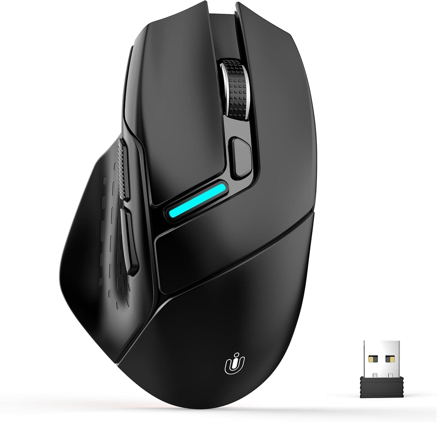 Tri-Mode Wireless Mouse with Bluetooth, 2.4G Wireless, and USB-A Wired Connectivity Options for Versatile Daily Work — 2 of 5