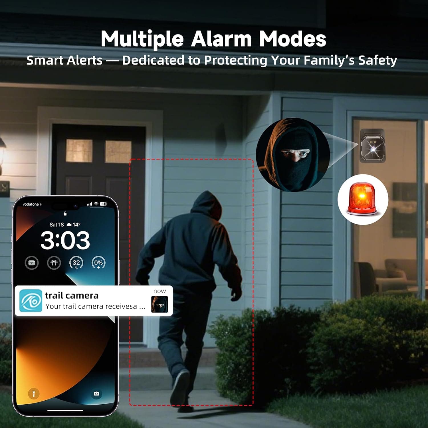 2K Indoor Window Security Camera with Through-Glass Clarity, Full-Color Night Vision, No-Drill Mount, AI Person and Car Detection, Dual-Band Wi-Fi — 3 of 5