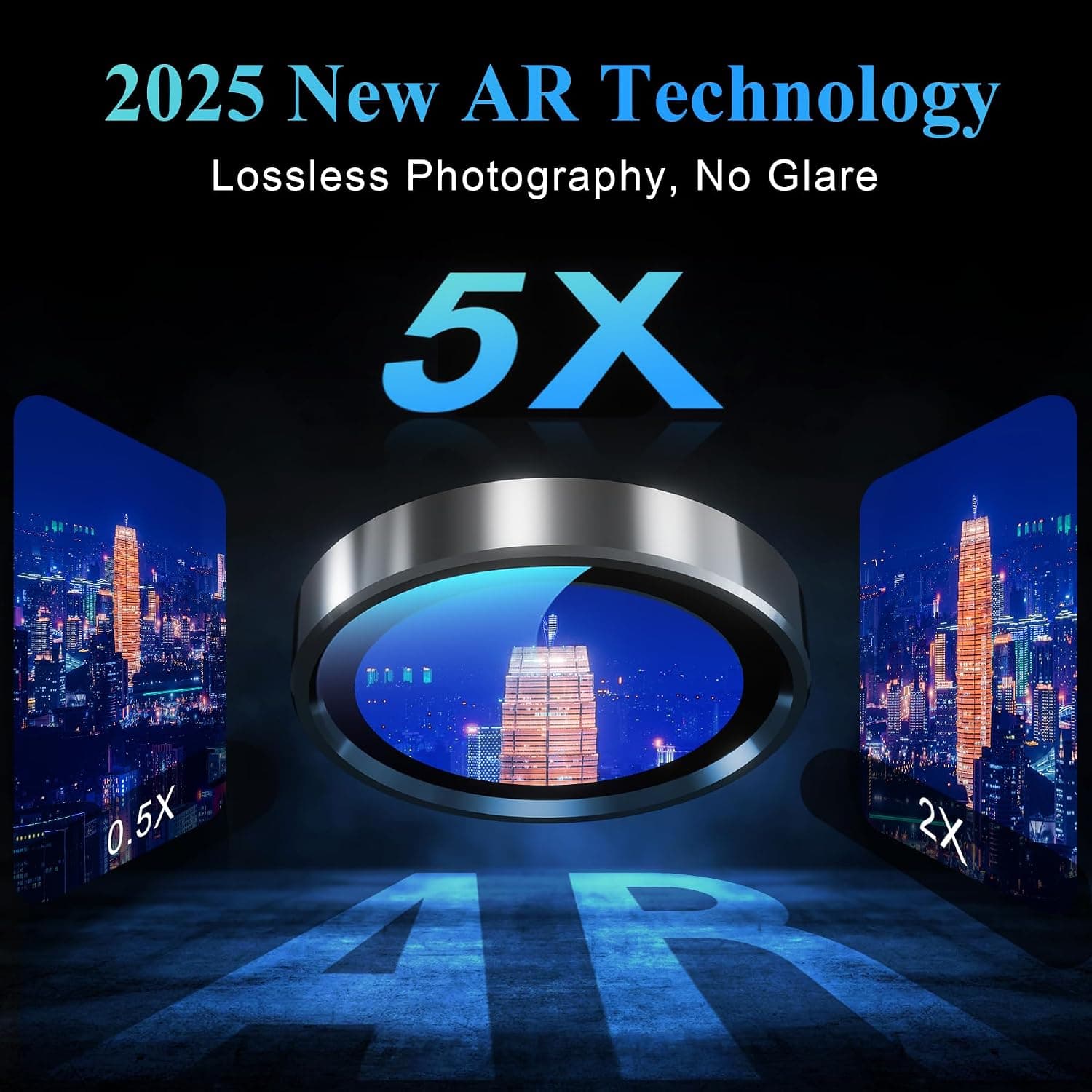 Camera Lens Tempered Glass Protectors 2 Pack with Ultra HD Clarity, Scratch-Resistant Surface, Bubble-Free Installation and Case-Friendly Design — 4 of 4