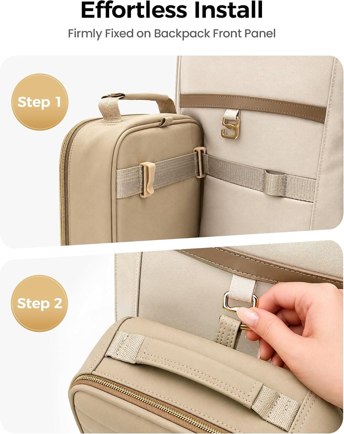 LunchBox Backpack for 15.6 Inch Laptops with Dual Compartment Food Storage, USB Charging Port, Water Resistant Fabric and Ergonomic Padded Straps — 4 of 5