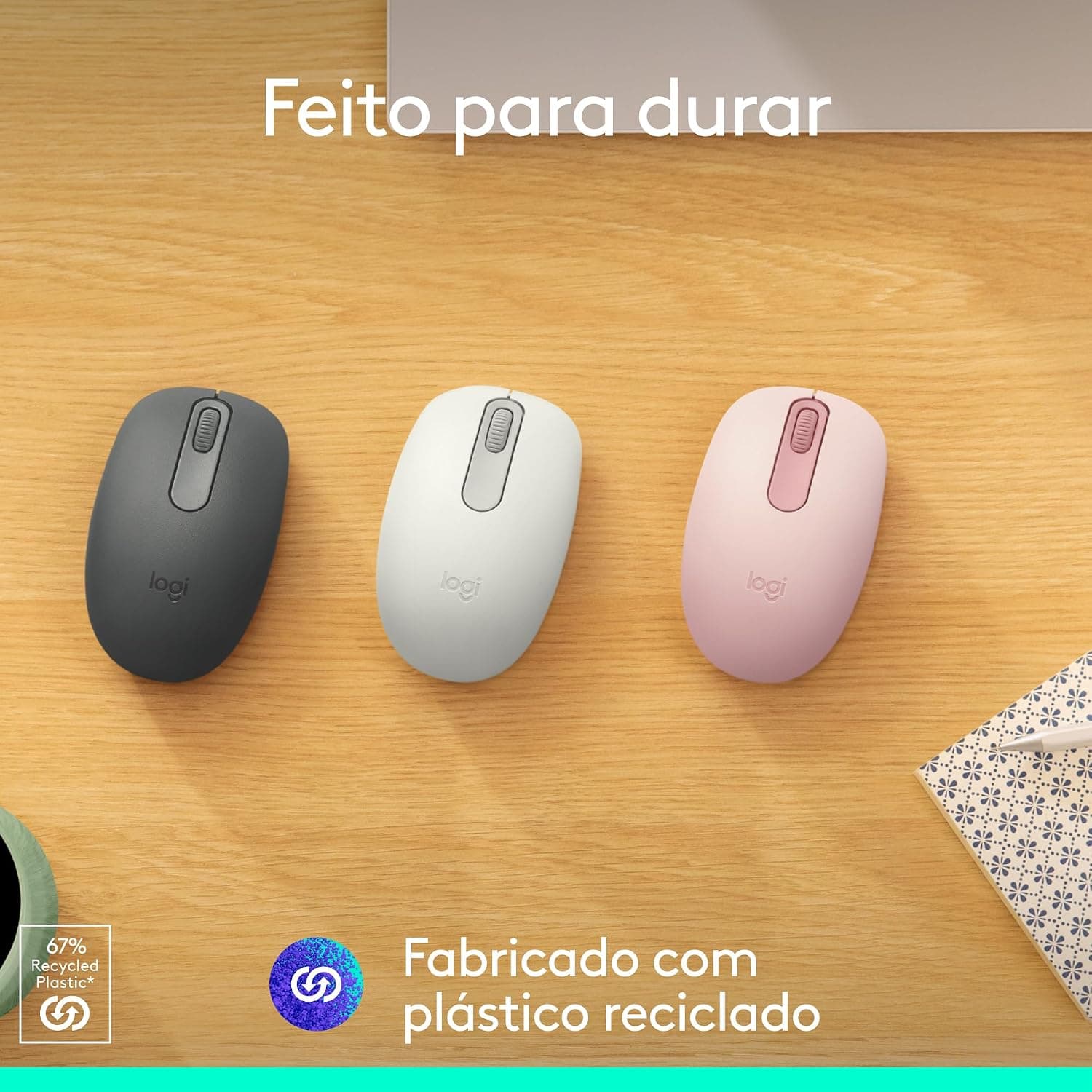 Logitech M196 Wireless Bluetooth Mouse with 32.81 Ft Range, 1-Year Battery Run Time, Symmetric Ambidextrous Design and Scroll Wheel Navigation — 5 of 5