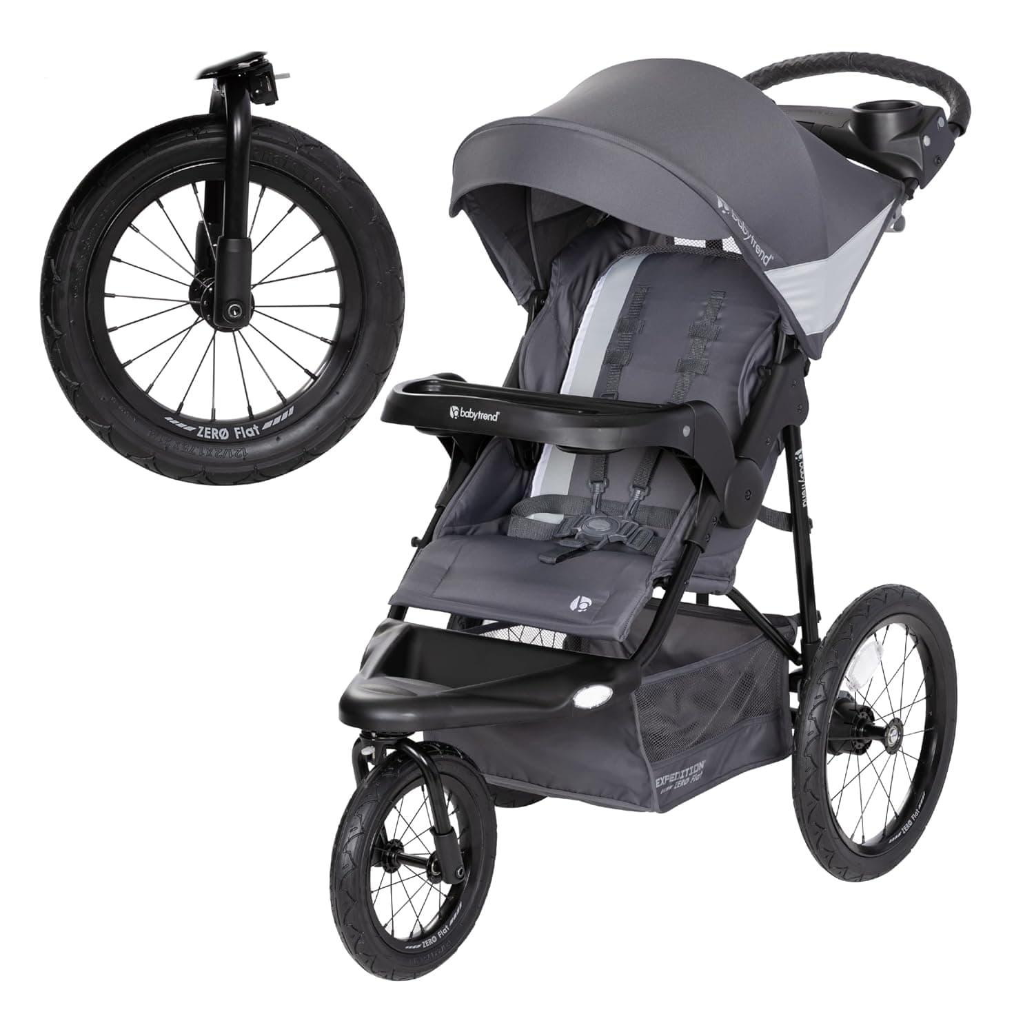 Baby Trend Expedition Jogger with LED Lights and Zero Flat Tires — 1 of 5