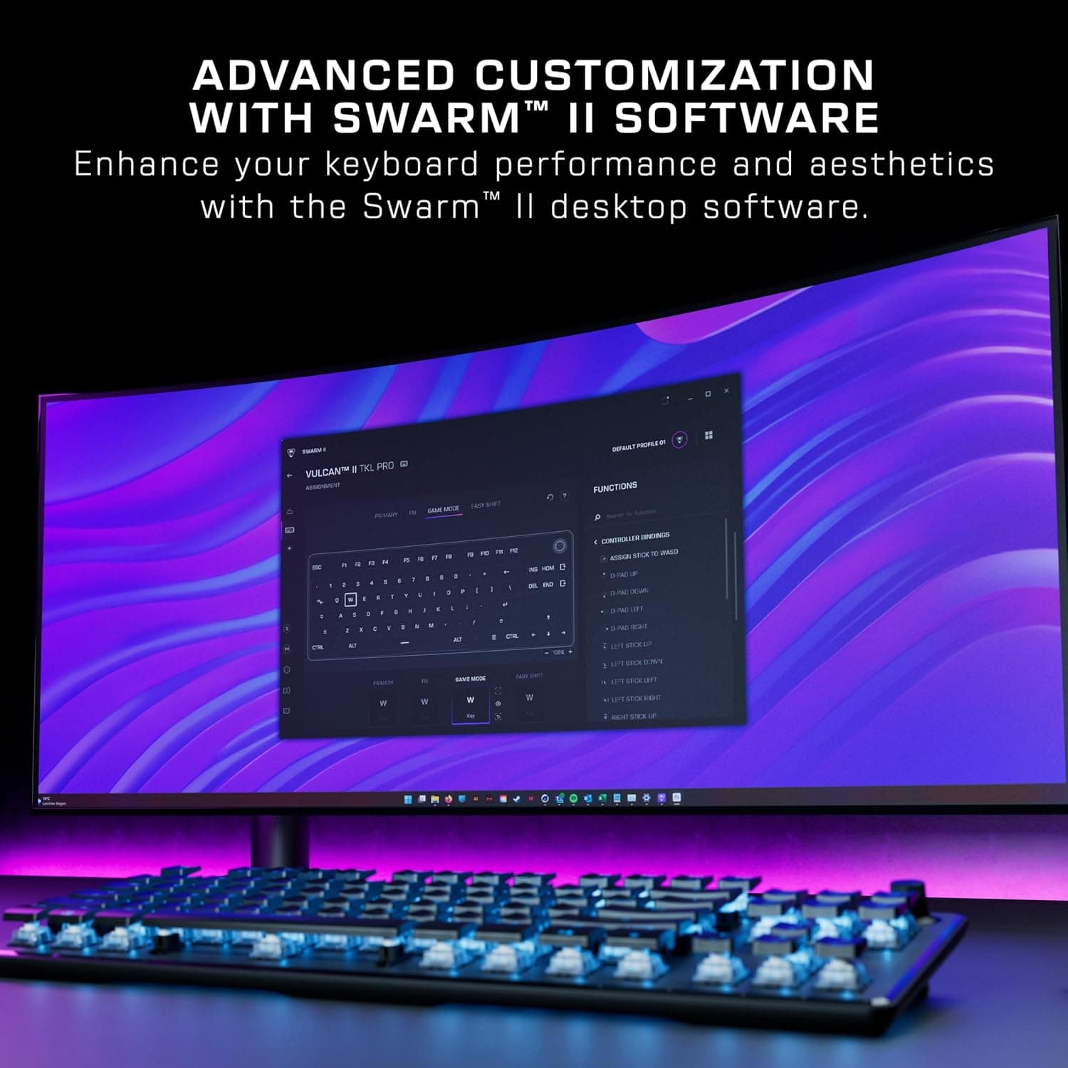 Turtle Beach Vulcan II TKL Pro Hall-Effect Mechanical RGB Gaming Keyboard Featuring Magnetic Switches and Customizable RGB Lighting — 4 of 5