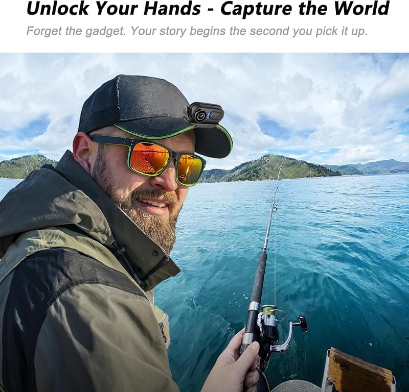 SixBondsCam 4K Mini Body Camera with 128GB Storage, Thumb Size Wearable Action Cam Design, Ultra HD Video Resolution and Portable Clip-on Mount — 5 of 5