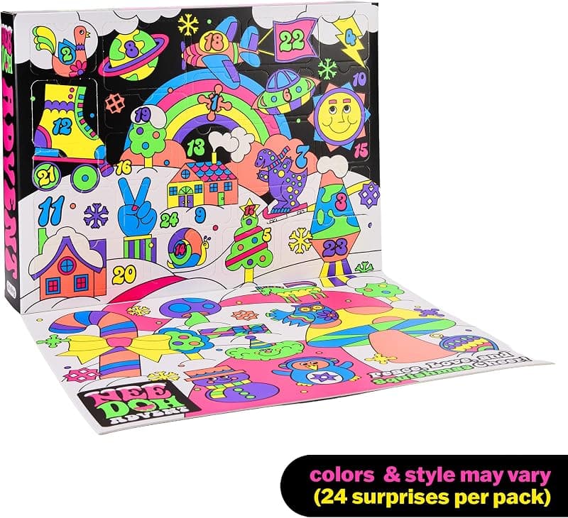 Schylling NeeDoh Squishmas Advent Calendar with 24 Fidget Toys, Stress Relief Squishy Surprises and Holiday Countdown Fun for Kids and Adults — 2 of 5