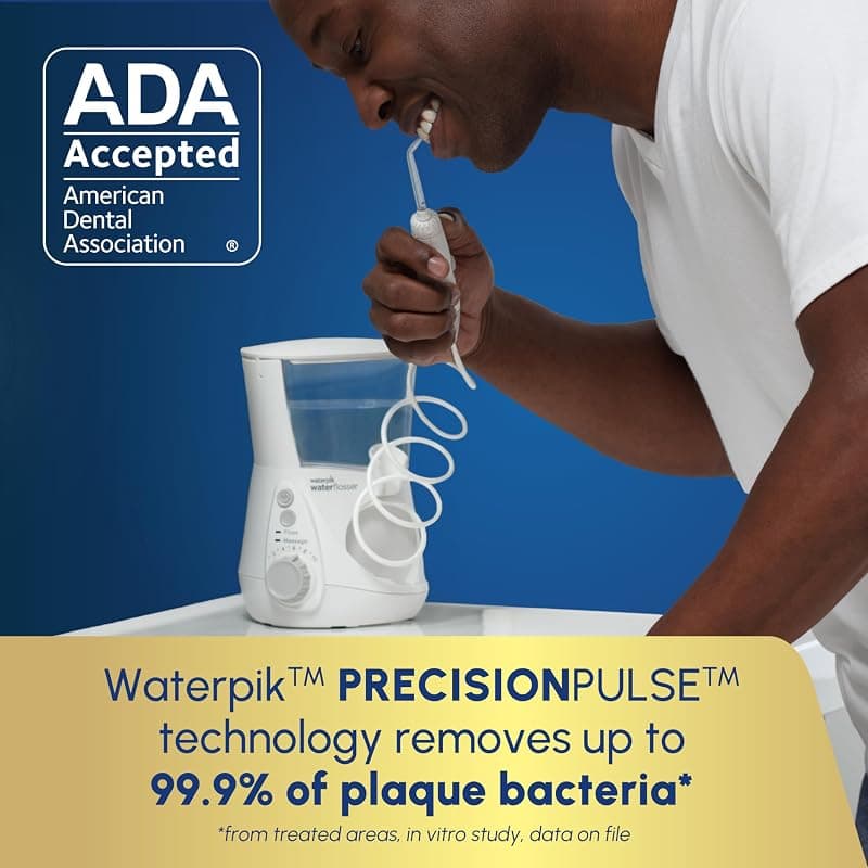 Waterpik Aquarius Countertop Water Flosser with 10 Pressure Settings, 7 Included Tips, Massage Mode and High-Capacity Water Reservoir — 3 of 5