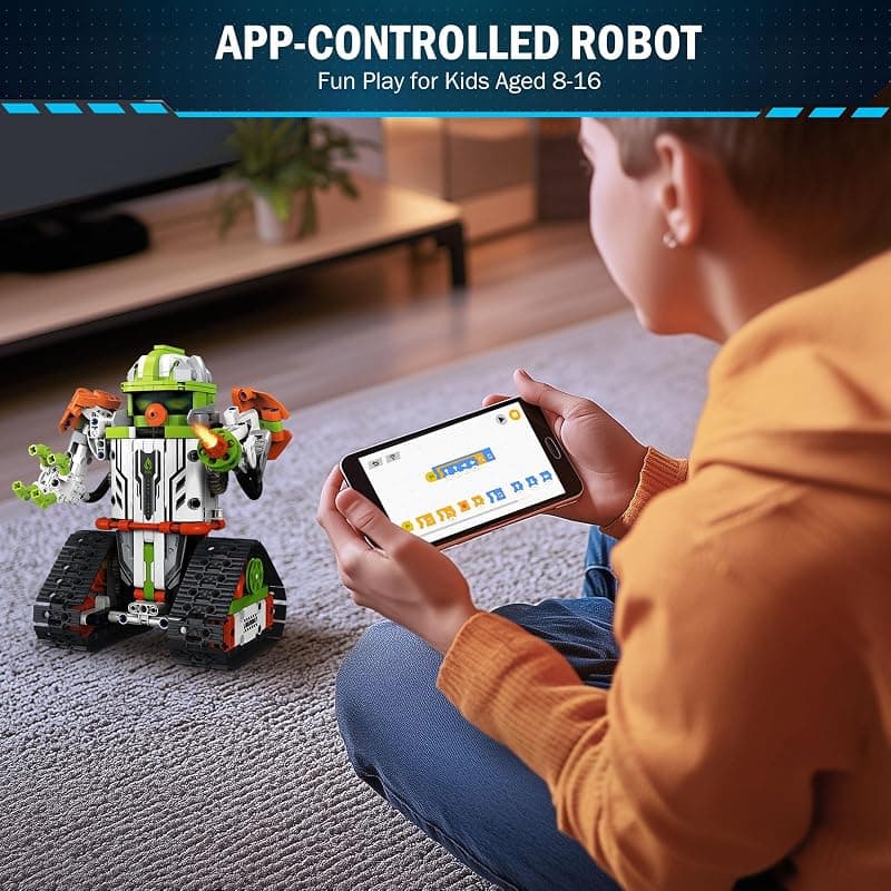 STEM Robot Building Kit with Remote Control, 5-in-1 Coding Robotic Technic Toys, 539 Pieces for Kids Age 8-12 and Science Learning Gifts — 4 of 5