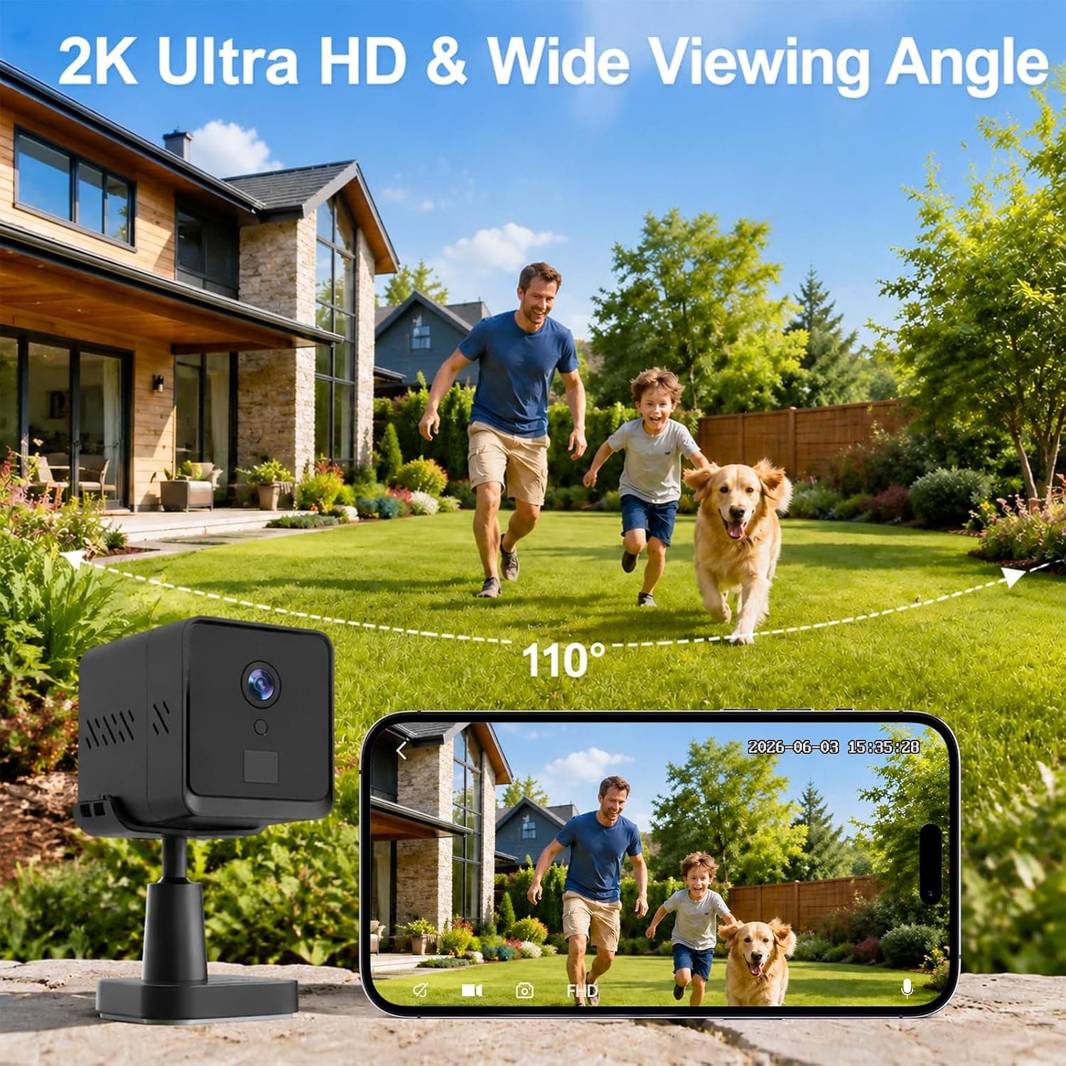 4G LTE Cellular Hidden Mini Camera with Live Video Streaming, Motion Detection, Night Vision and Mobile App Remote Access for Home Security — 3 of 5