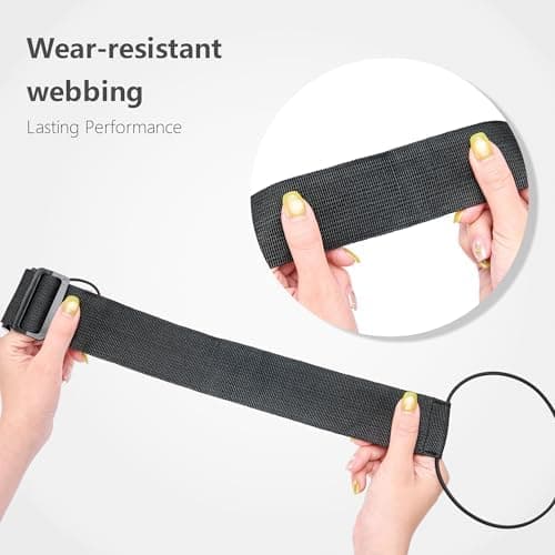 Mayski 4 Pack Adjustable Elastic Luggage Connector Straps for Suitcases with Secure Buckle Design and Heavy Duty Travel Security Features — 2 of 5