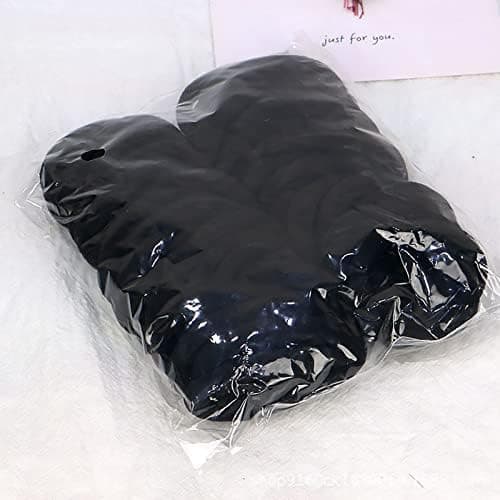 Black Hair Ties 50 Pcs Stretchable Anti Fracture No Crease No Damage High Elastic Pony Tails Hair Ties for Girls Women Short and Long Hair — 5 of 5