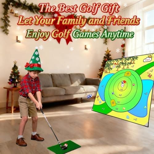 Airaperto Golf Chipping Game with 5 x 5 FT Battle Target Mat Training Set for Indoor and Outdoor Backyard Practice and Skill Building — 5 of 5