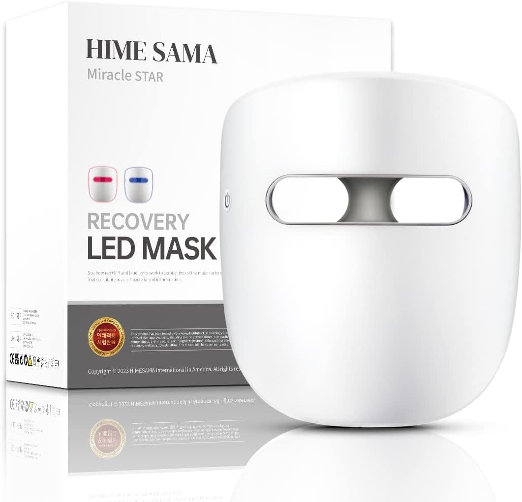 HIME SAMA LED Face Mask Red Light Therapy Miracle STAR FSA and HSA Eligible Skincare Device with Advanced Rejuvenating Technology — 1 of 5