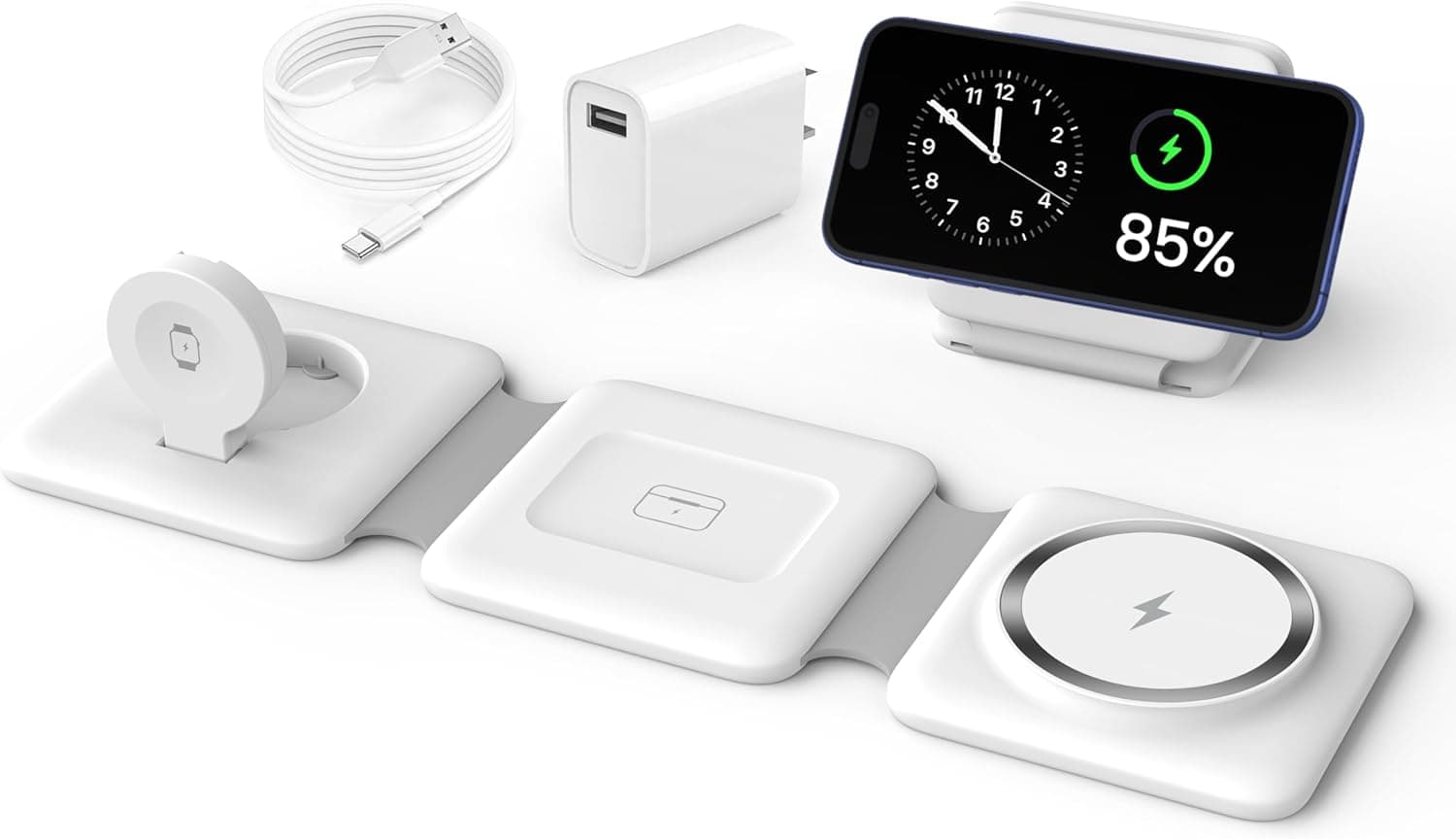 3-in-1 Foldable Magnetic Wireless Charger for Apple Devices โ 1 of 5