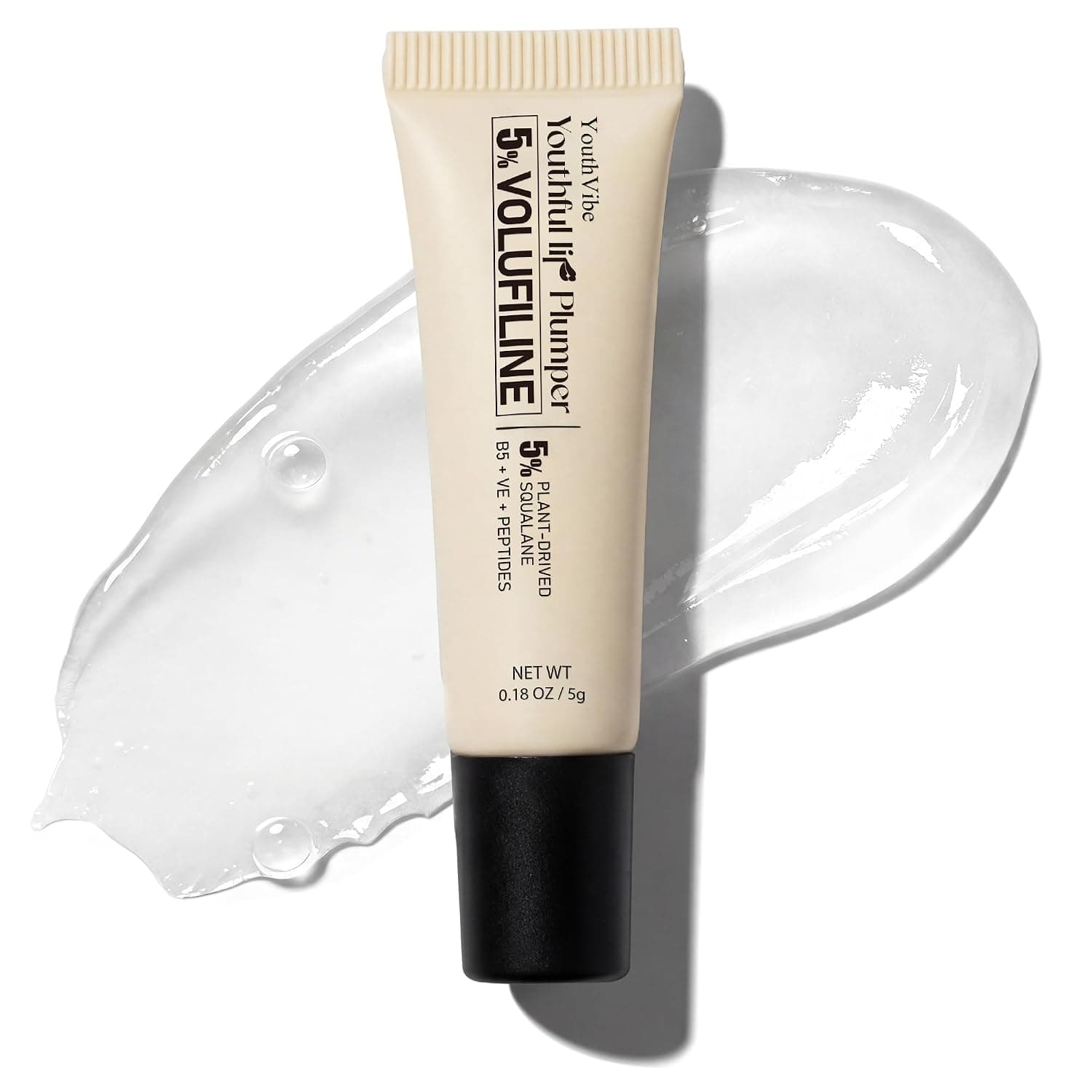 5% Volufiline Lip Serum & Gloss for Hydrated Plump Lips with Nourishing Daily Shine Formula and Smoothing Anti-Aging Moisture Treatment — 2 of 5