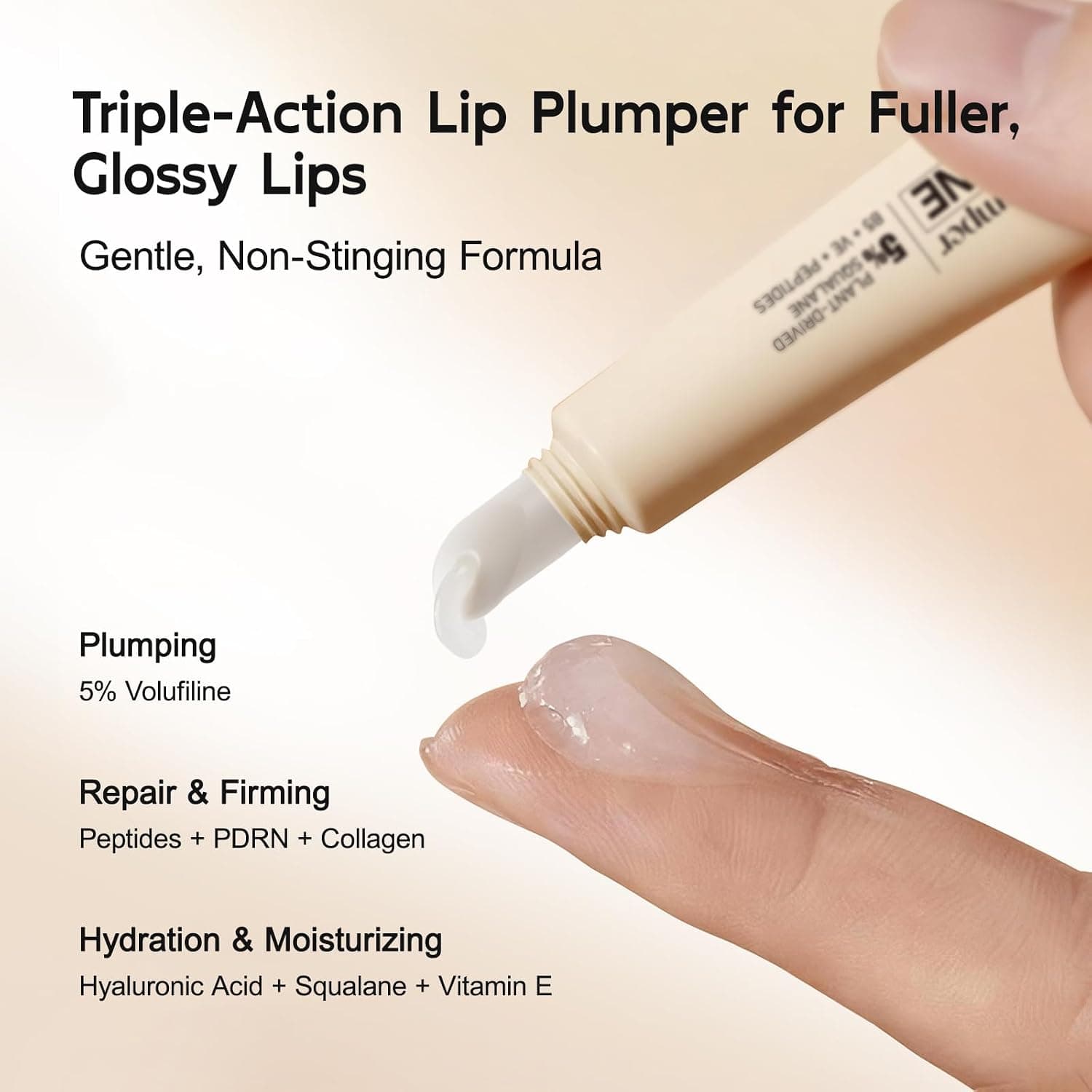 5% Volufiline Lip Serum & Gloss for Hydrated Plump Lips with Nourishing Daily Shine Formula and Smoothing Anti-Aging Moisture Treatment — 5 of 5