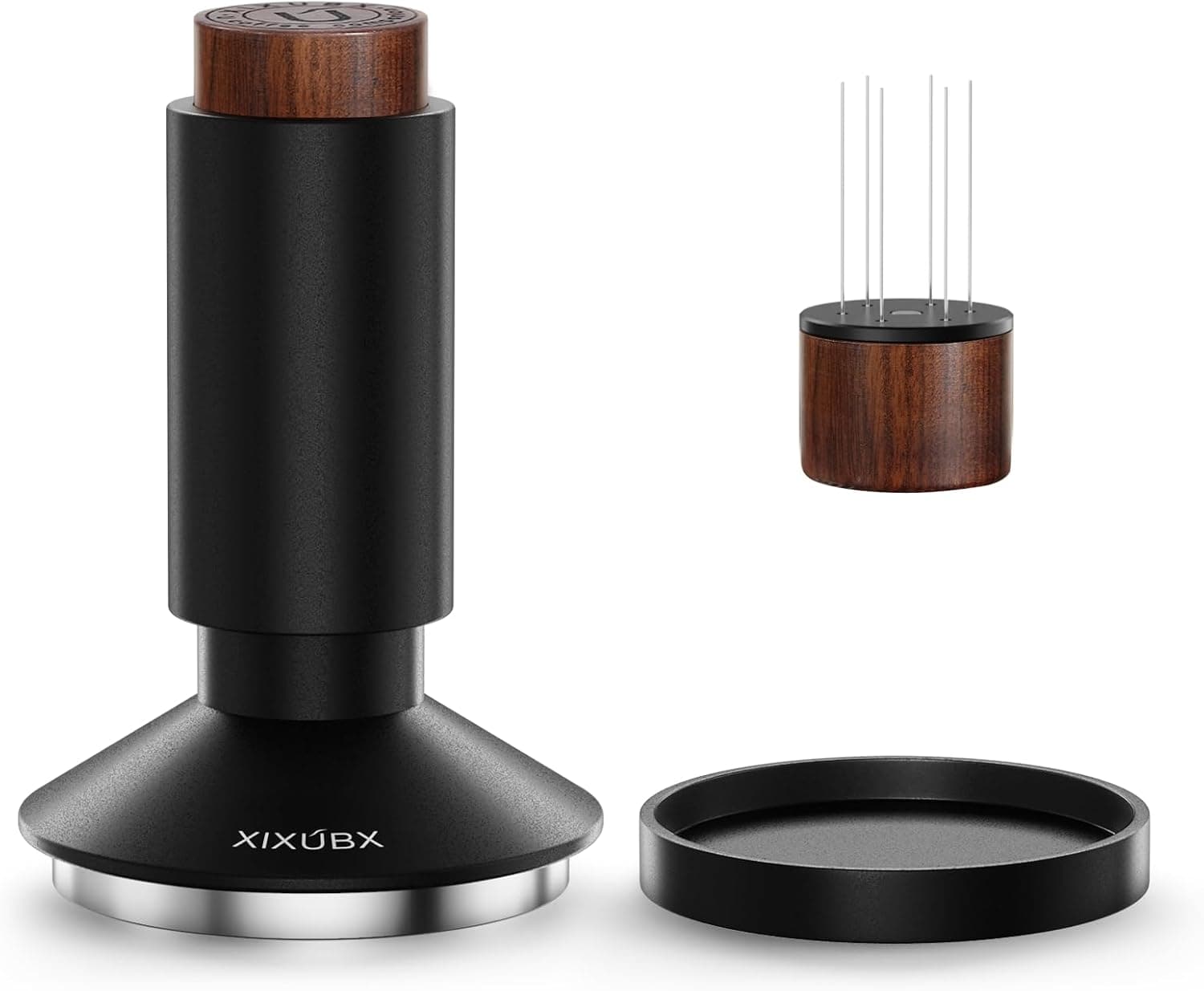 58.35mm 2-in-1 Espresso Tamper and WDT Tool with Precision Distribution, Stainless Steel Construction and Ergonomic Grip for Uniform Coffee Extraction — 2 of 5
