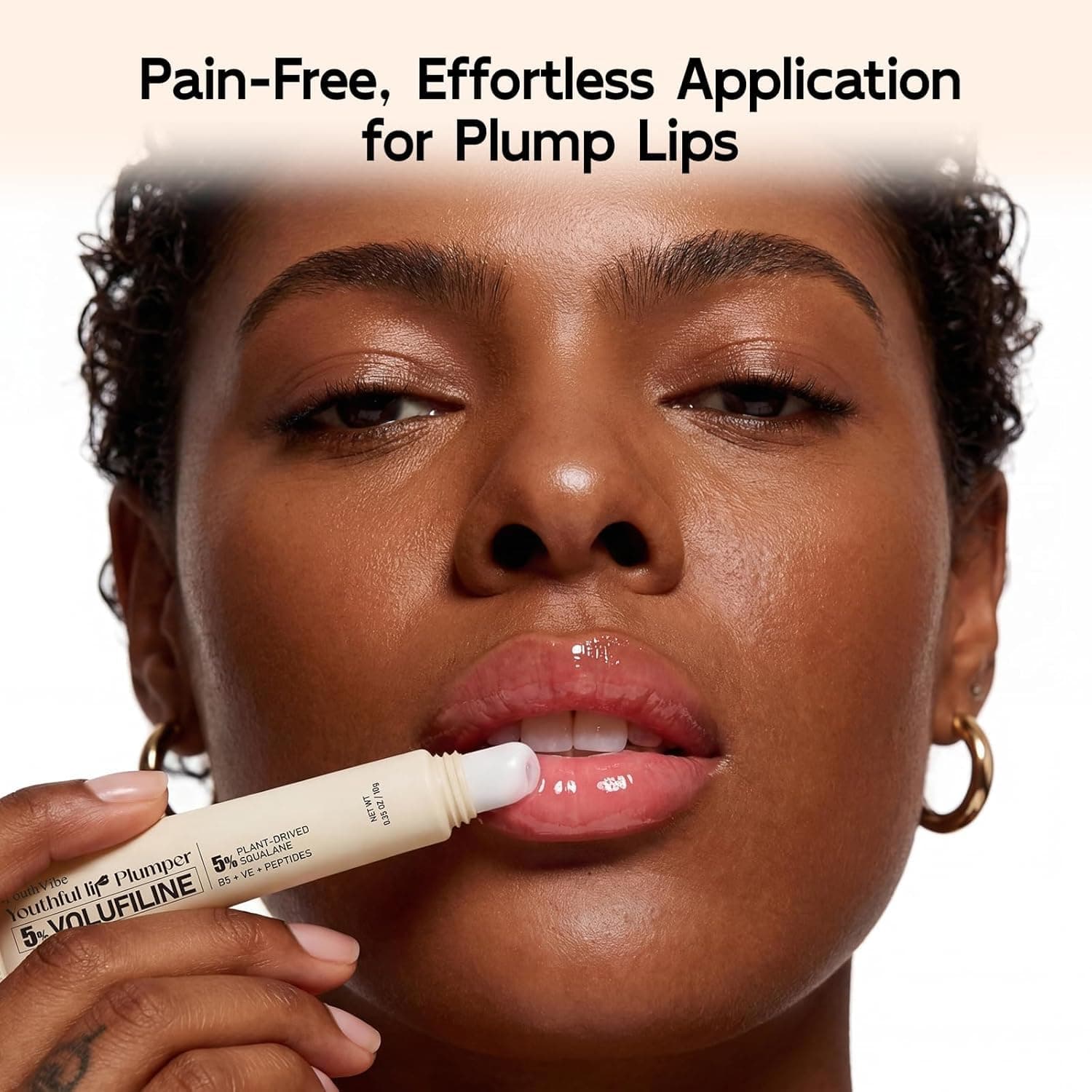5% Volufiline Lip Serum & Gloss for Hydrated Plump Lips with Nourishing Daily Shine Formula and Smoothing Anti-Aging Moisture Treatment — 3 of 5