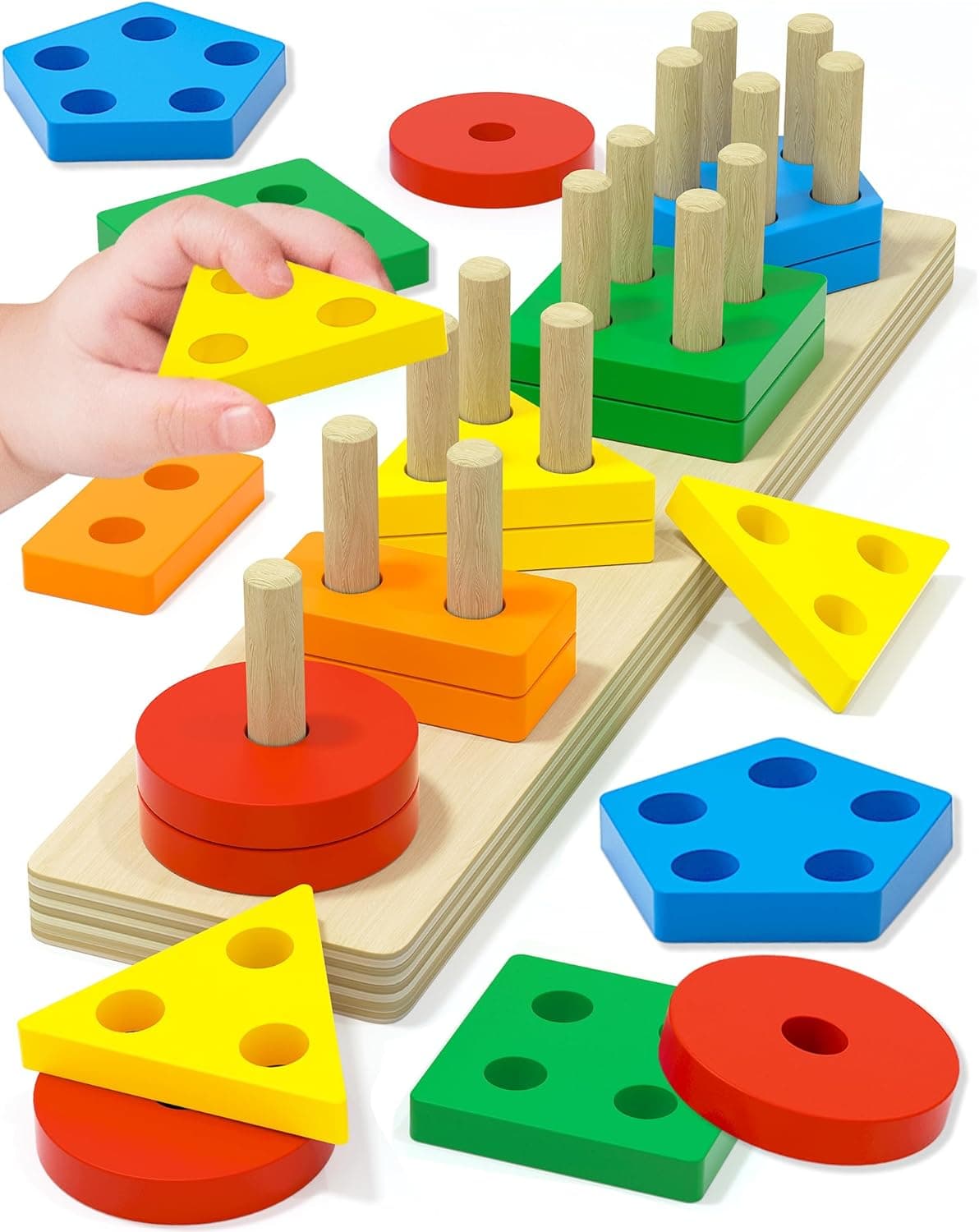 Tonberless Montessori Toys for Toddlers - Safe Learning Fun — 1 of 5